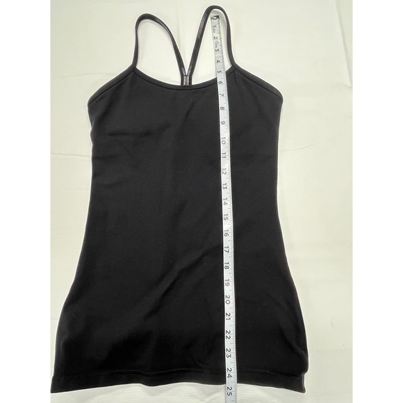 Lululemon Athletica Women's Black Racerback Strap Padded Tank‎ Top Size 4 - Picture 7 of 8